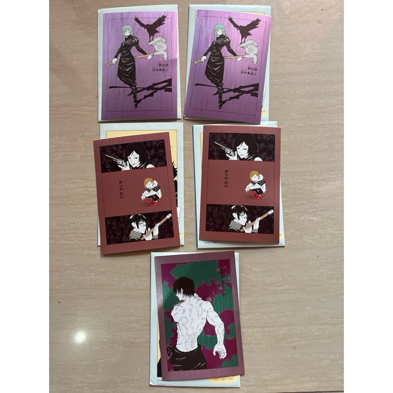 

Jujutsu Kaisen Bromide Postcard Limited Toji Zenin Meimei Nobara Maki Mak