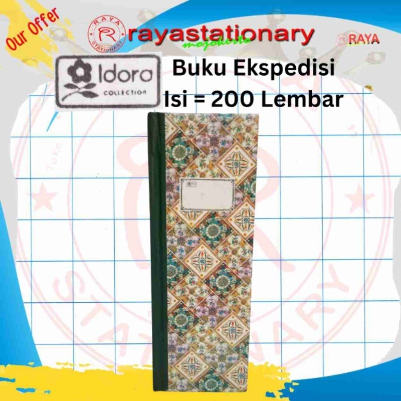 

Idora Buku Tulis Bergaris Ekspedisi Hard Cover isi 200 Lembar