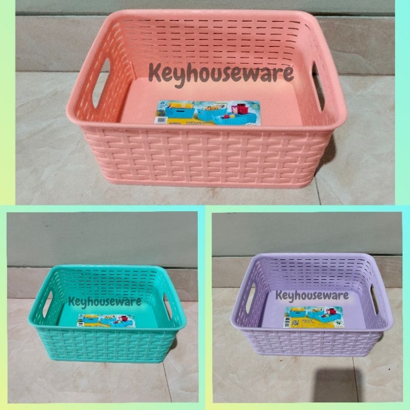 Green leaf Mini Dorota Keranjang / Container Green Leaf 3302