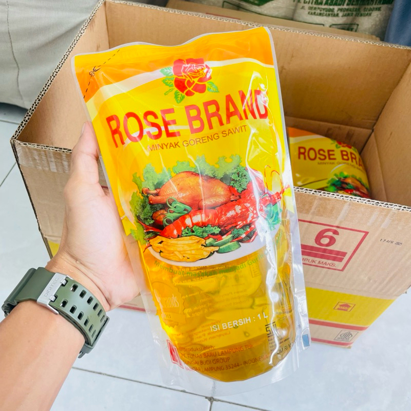 

Minyak Goreng Sawit Rose Brand Kemasan Pouch 1 Liter