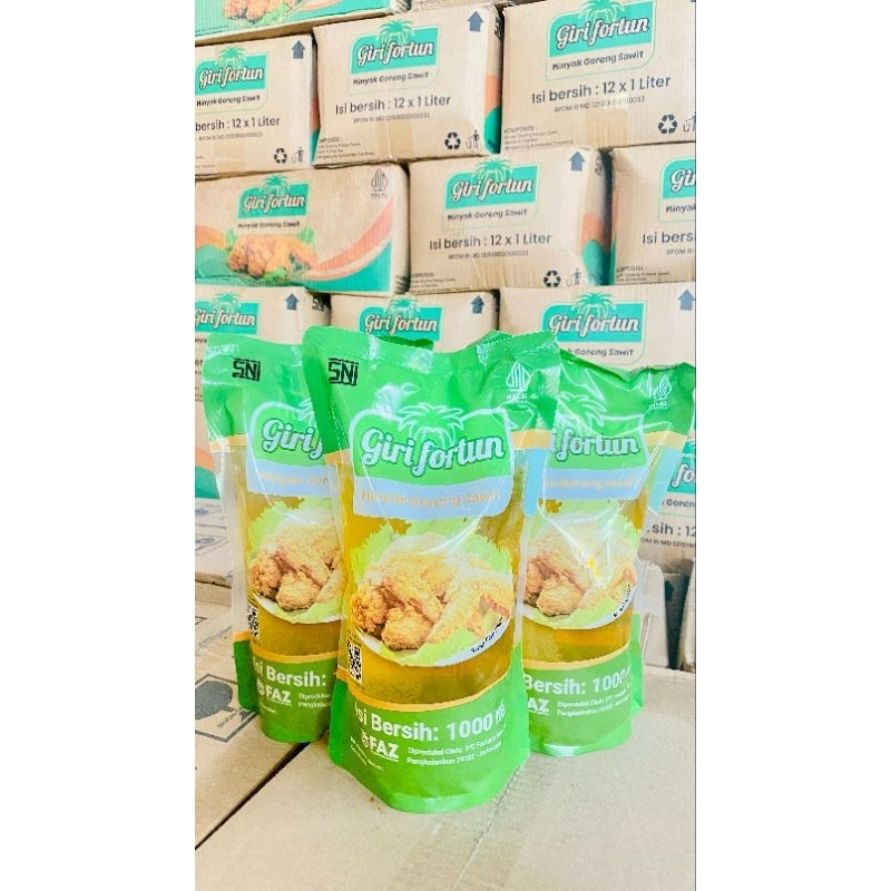 

Minyak Goreng Kemasan 1 Liter Giri Fortune