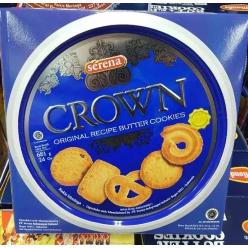 

SERENA Crown Butter Cookies Tin 681 gram
