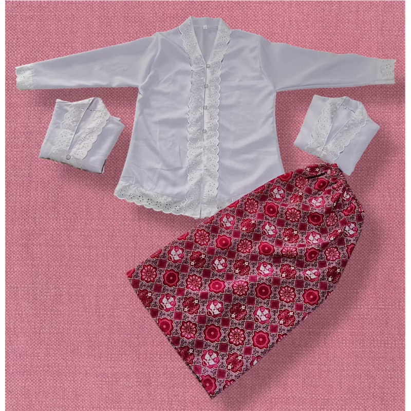 BAJU SETELAN KEBAYA ANAK & TANGGUNG TERMURAH BAJU SETELAN KEBAYA ANAK TK DAN SD BAJU TRADISIONAL KHA