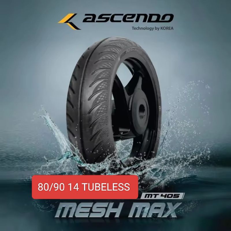 ban luar Metic ASCENDO MESH MAX 80/90 14 TUBELESS