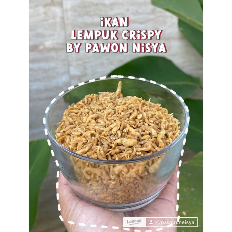 

Ikan Lempuk Crispy 200gr khas Danau Ranu Grati Pasuruan || camilan ikan gurih sehat untuk anak || ikan pendamping lauk anak GTM || ikan crispy organik