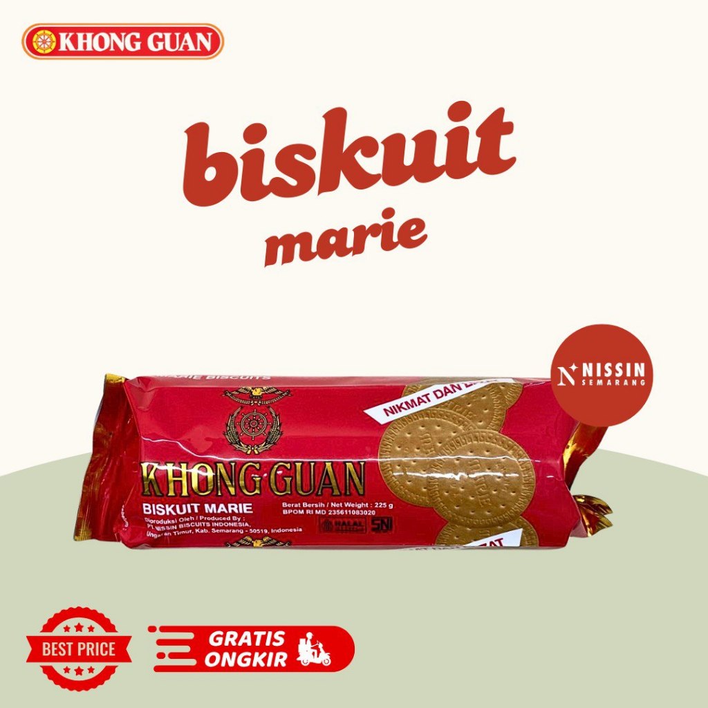 

Khong Guan Biskuit Marie 225gr