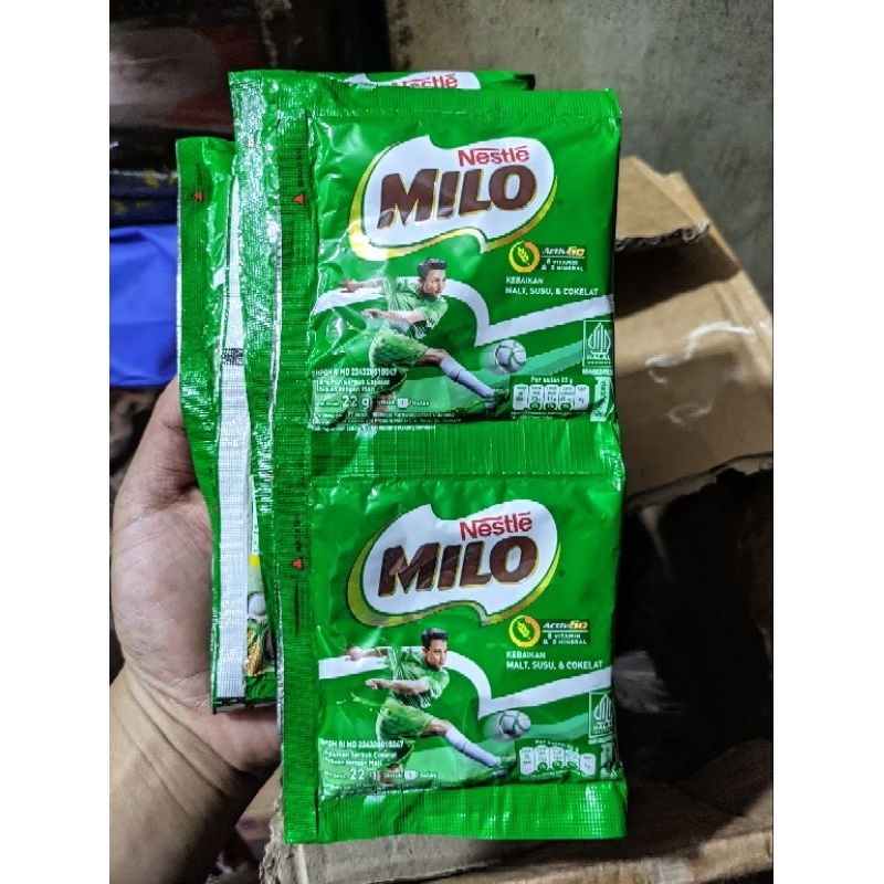 

Minuman Milo 1 Renceng isi 10 Sachet Bubuk Minum