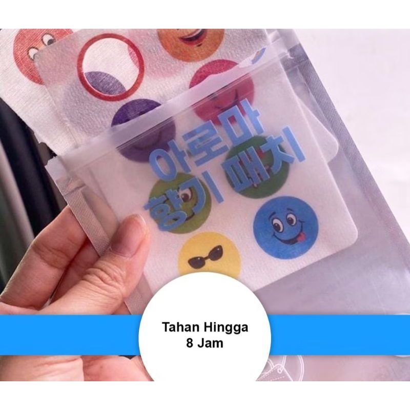 Cinta_Official - Stiker Aroma Masker  Stiker Tempel Aromaterapi Pengharum Masker Isi 16 motif lucu u