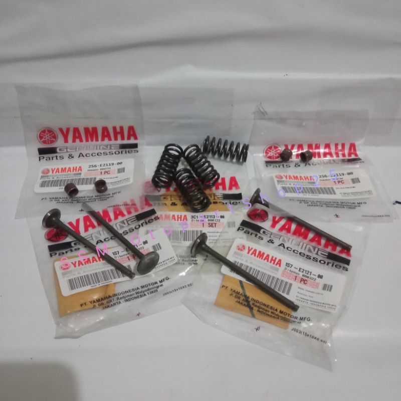 paket per klep+Klep set+seal klep 3c1 yamaha xivion old, vixion new, vixion lama