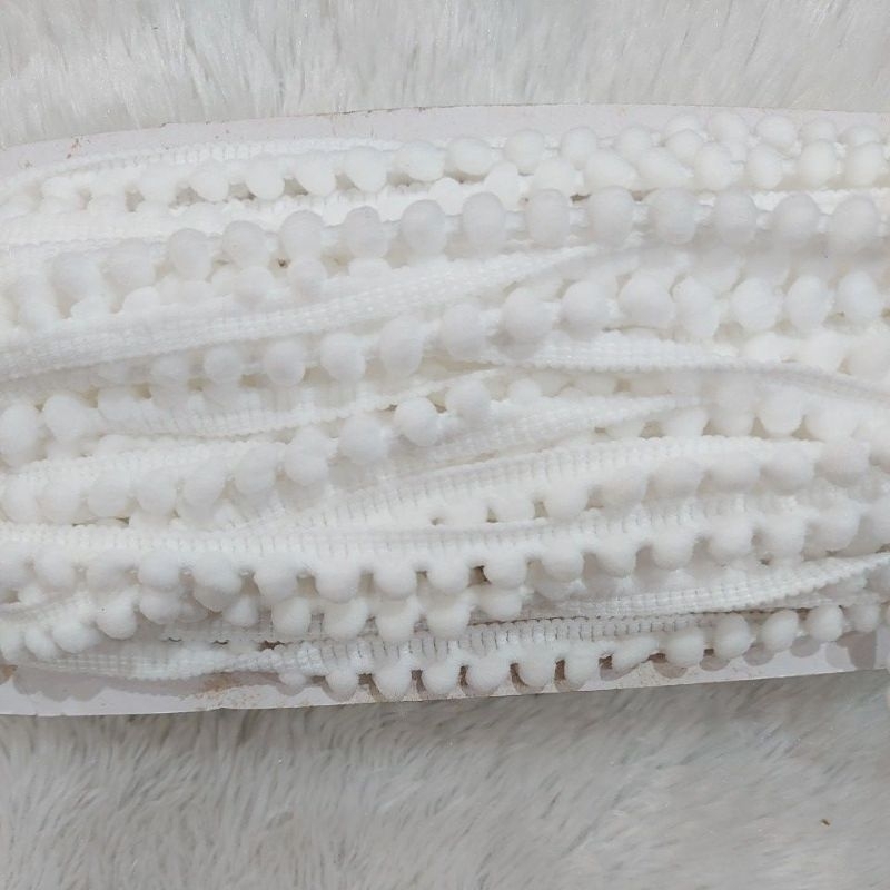 Renda Bakso Putih METERAN