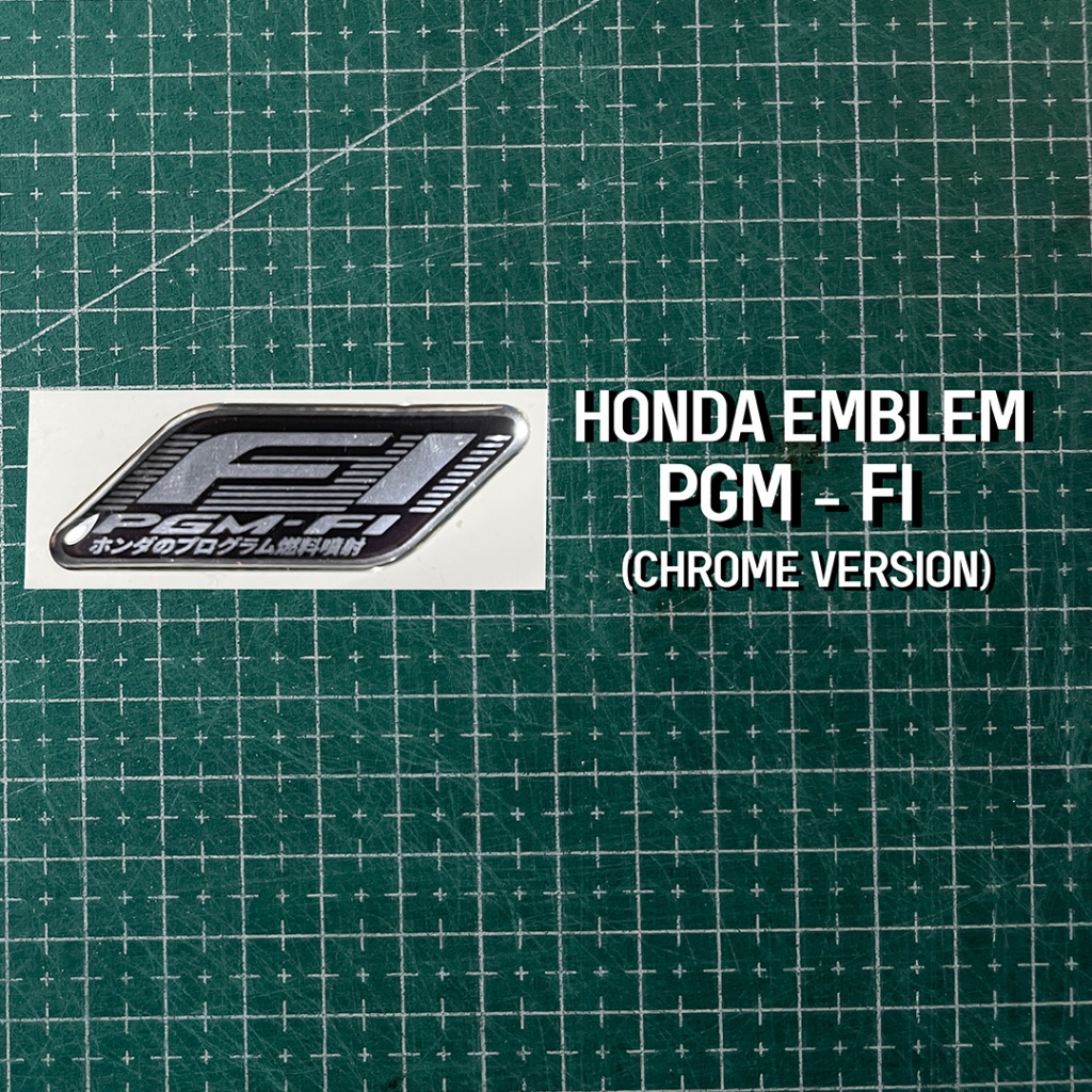 Sticker Detail/Sticker Detail/Sticker timbul/Sticker Resin/Sticker Honda PGM FI/Sticker PGM FI Honda
