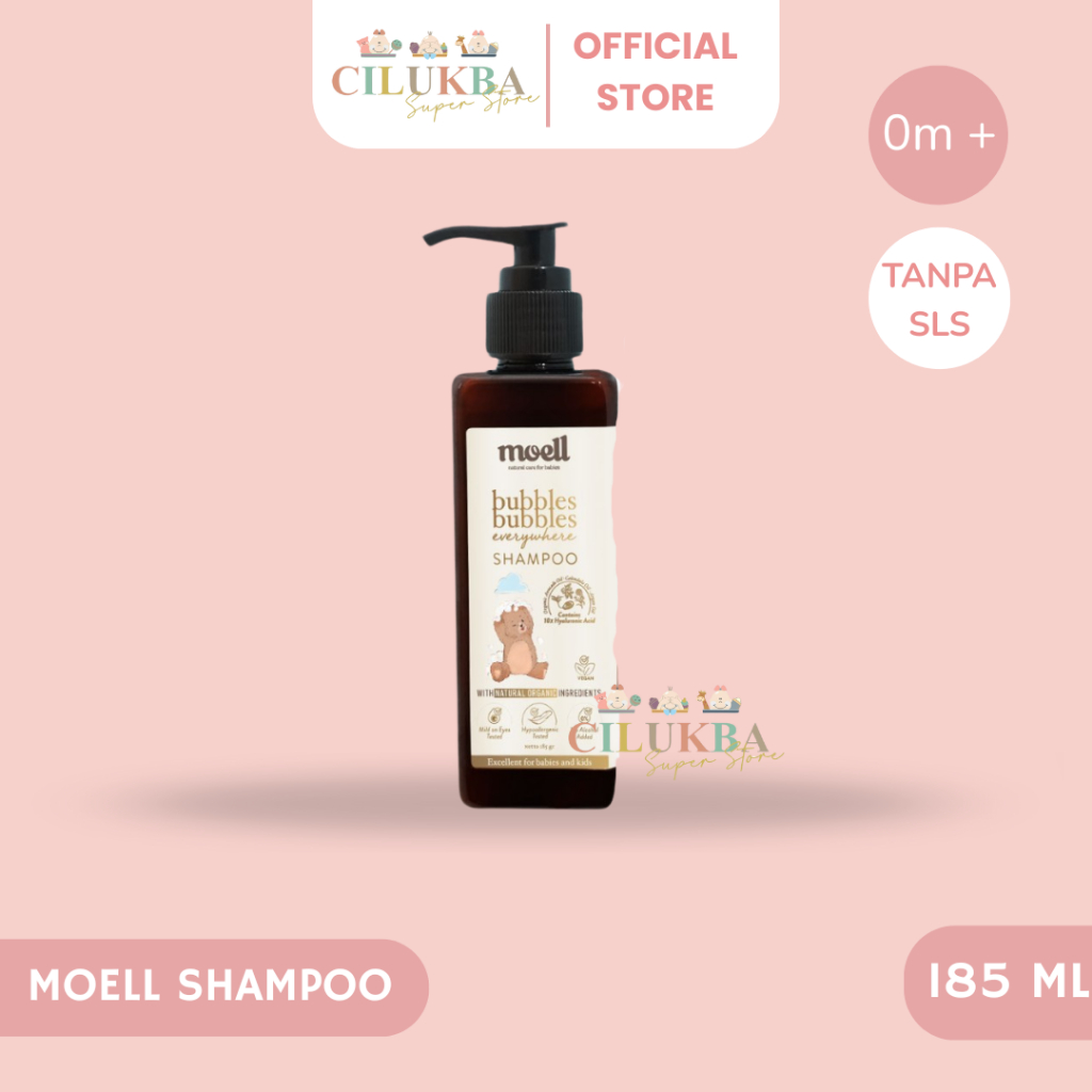 MOELL BUBBLES EVERYTIME SHAMPOO | SHAMPOO BAYI | SHAMPOO ANAK | SHAMPOO