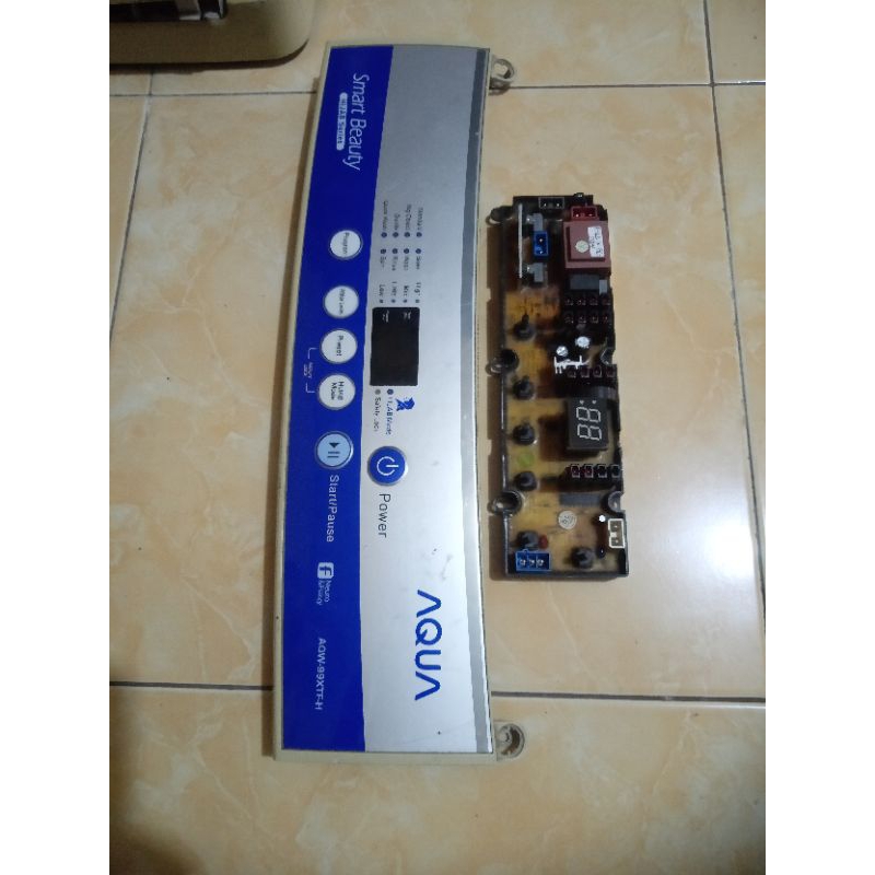 modul PCB mesin cuci top loading merk Aqua model AQW-89XTF-H Aqw-99xtf-h