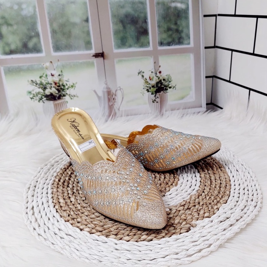 55LANGSUNG KIRIM PRODUK BARU SANDAL PESTA WANITA HAK TAHUHAK TINGGI YD 17 HAK 3 CM