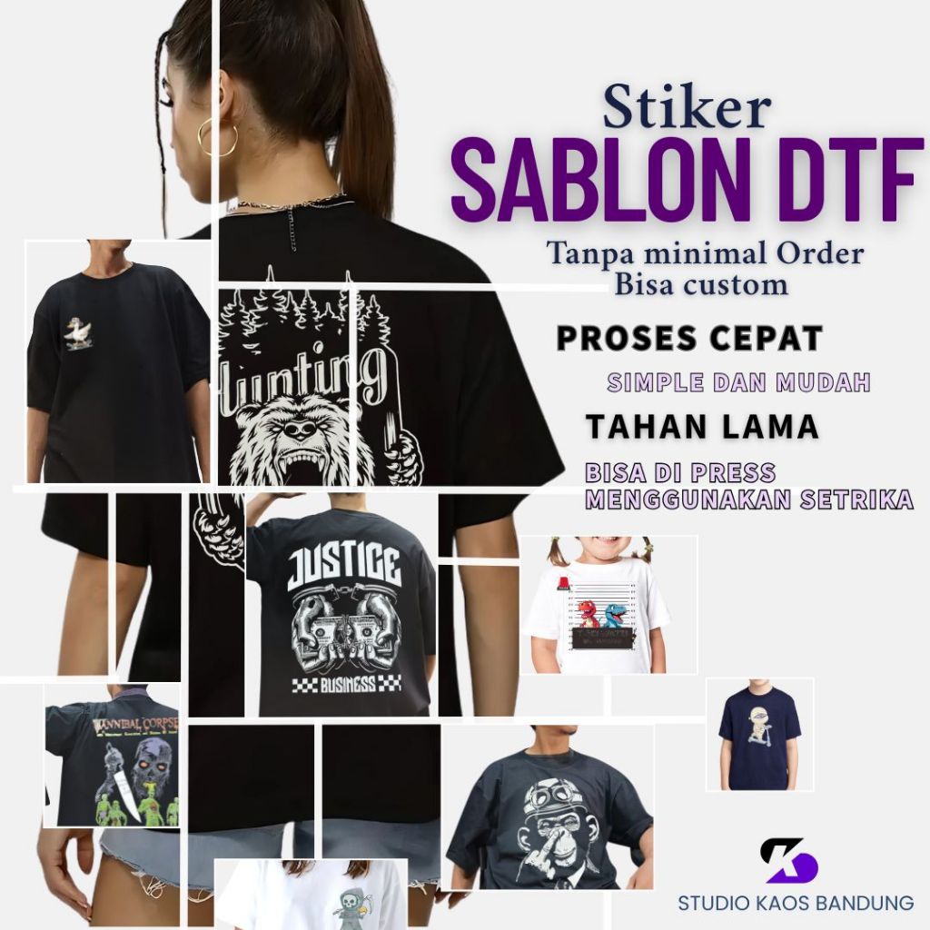 

SKB Stiker Sablon DTF Animasi Sablon Setrika Gambar Custom