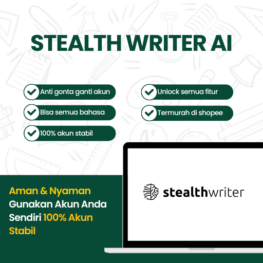 Stealth Writer Ai Premium | Lolos Deteksi Ai