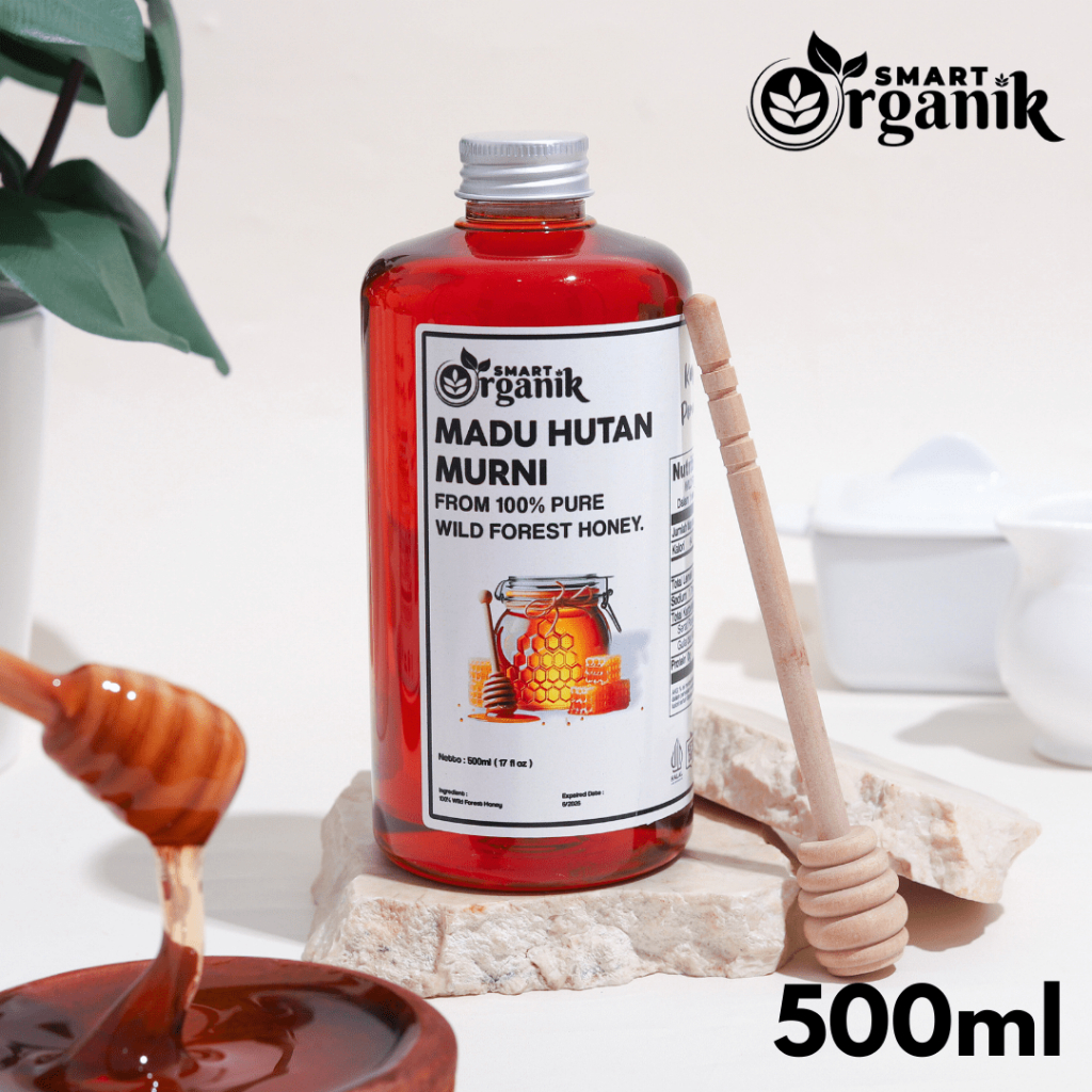 

Madu Hutan Asli 500ml Alami Tanpa Campuran / Natural Raw Forest Honey 100% Smart Organik