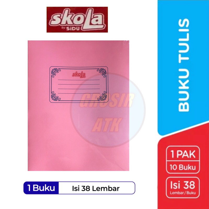 1 KODI 20 Pcs BUKU TULIS SKOLA By SiDU SINAR MAS