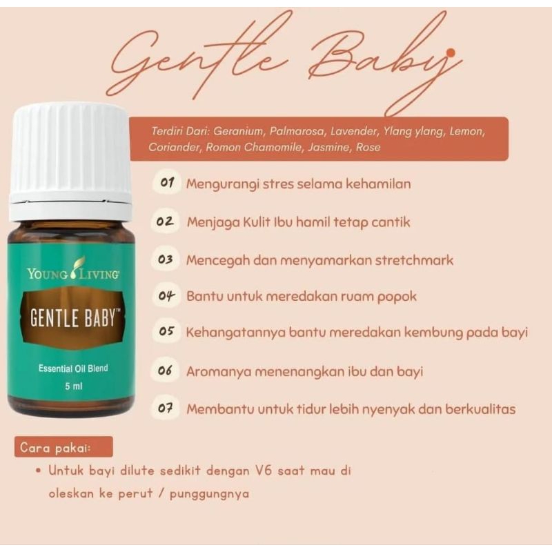 Young Living Gentle Baby 5ml Essential Oil YL Original Segel