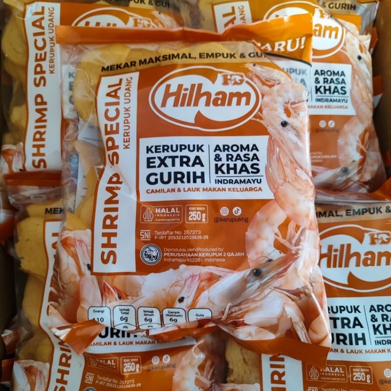 

Kerupuk Udang Shrimp Special Hilham 250g Halal