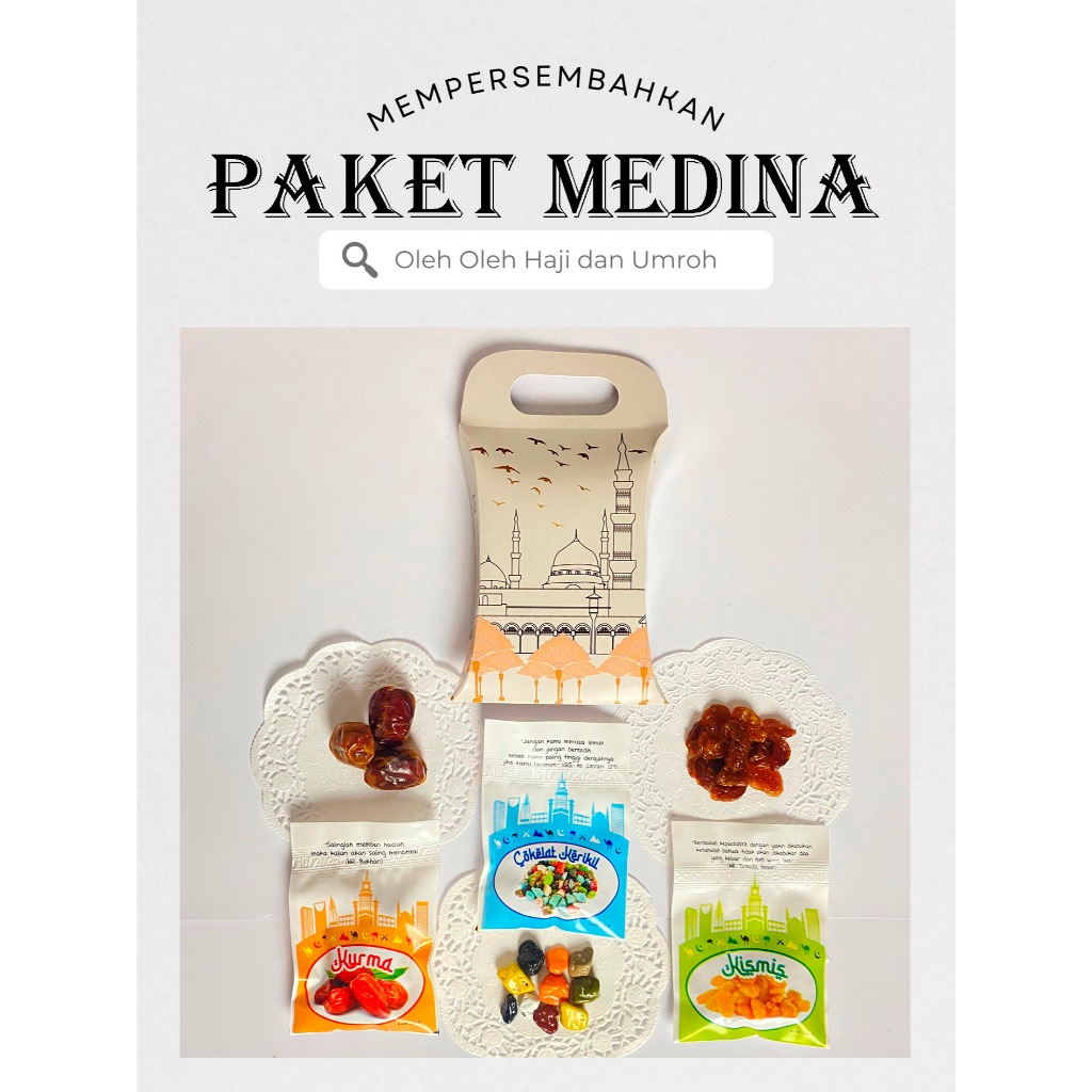 

ZENLUV.ID PAKET MEDINA OLEH OLEH HAJI UMROH UNIK PREMIUM GROSIR