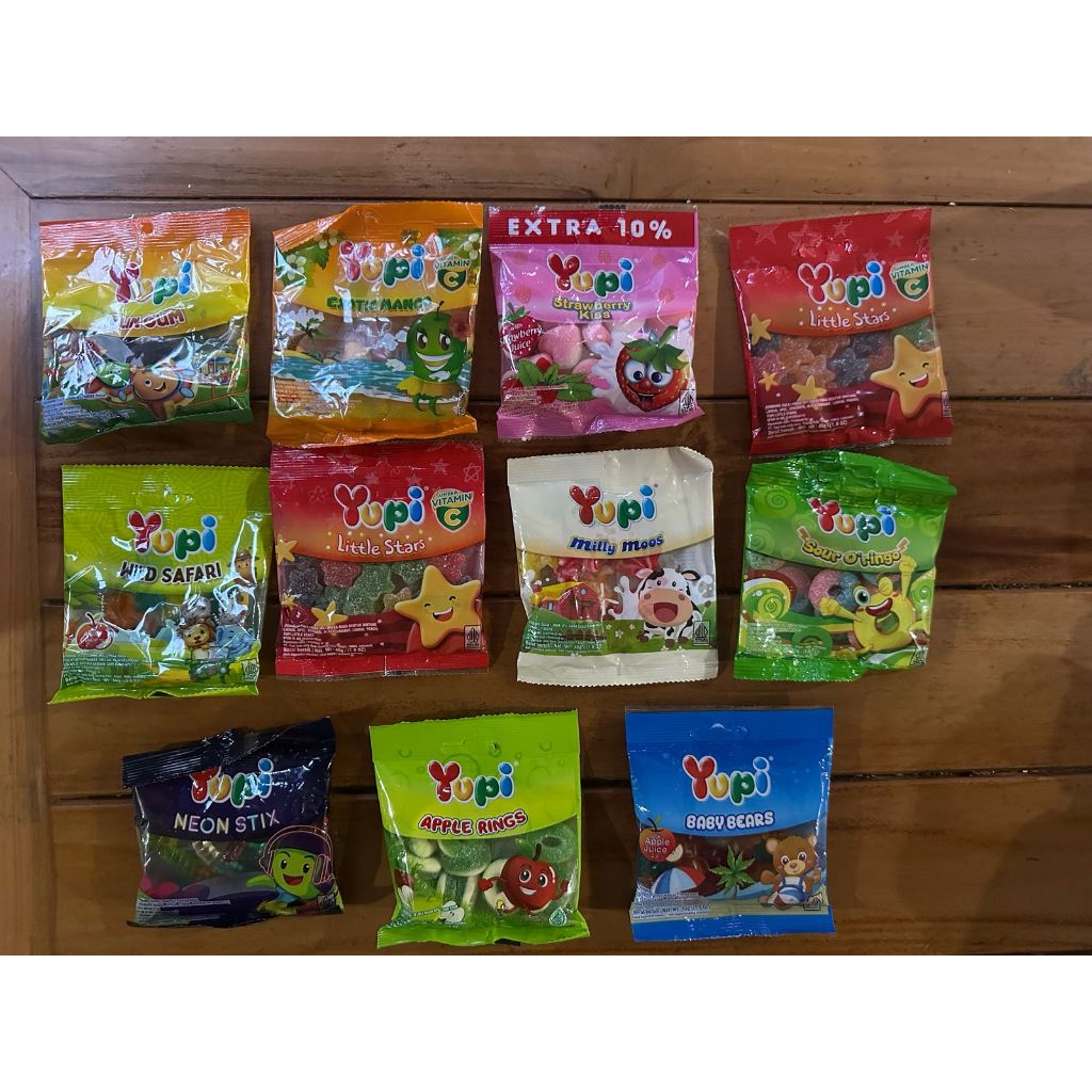 

YUPI ALL VARIAN 45g YUPI PERMEN JELLY MINI BAG