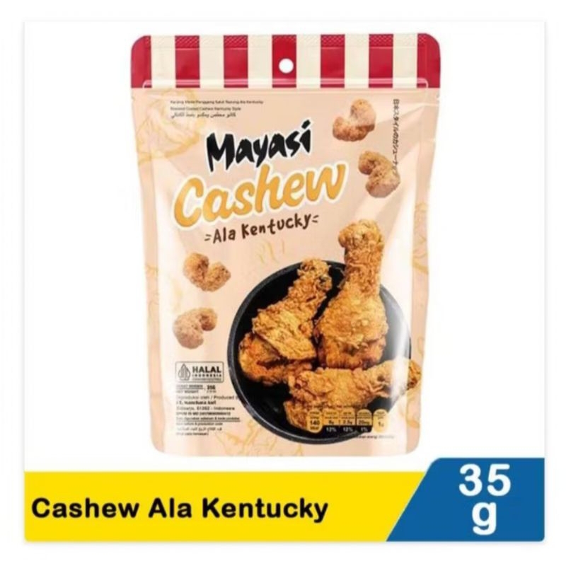 

Baru! Mayasi Cashew ala kentucy chicken 35g