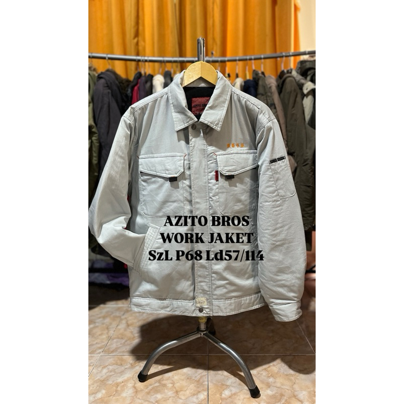 JAKET AZITO BROS WORK JAKET BERKERAH