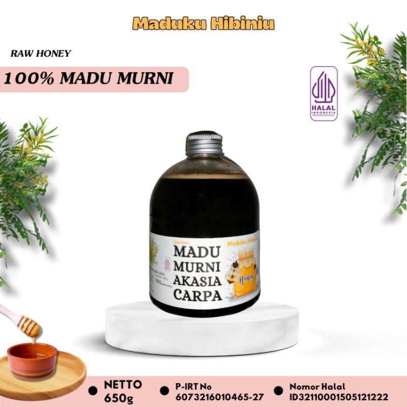 

Madu Murni Akasia Carpa 650g Penambah Nafsu Makan Raw Honey