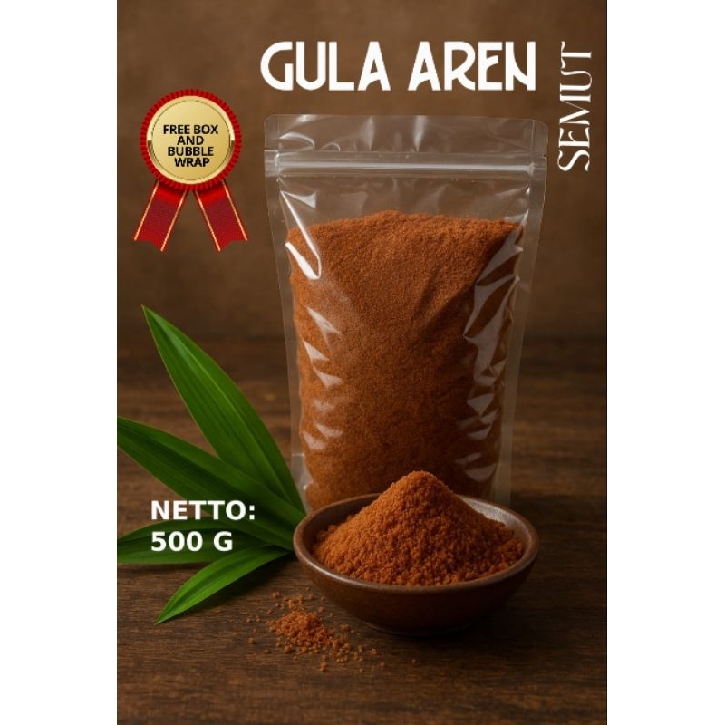 

Promo Gula Aren Semut 500 gram Asli / Gula Aren Bubuk 1/2 Kg / Termurah