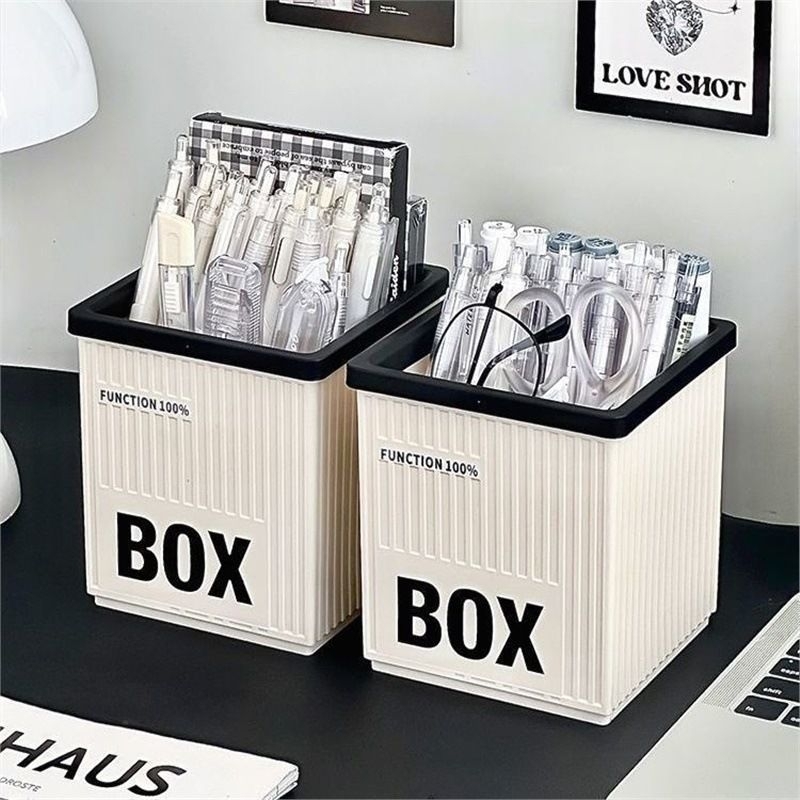 

AUORAMUSE Kotak Tempat Pensil Serbaguna Tempat Brush Desk Organizer Alat Tulis Multifungsi Aesthetic