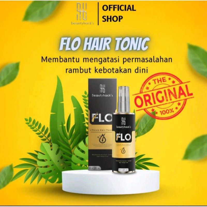 Flo Hair Tonic Penumbuh Rambut-Kebotakan Dini Original