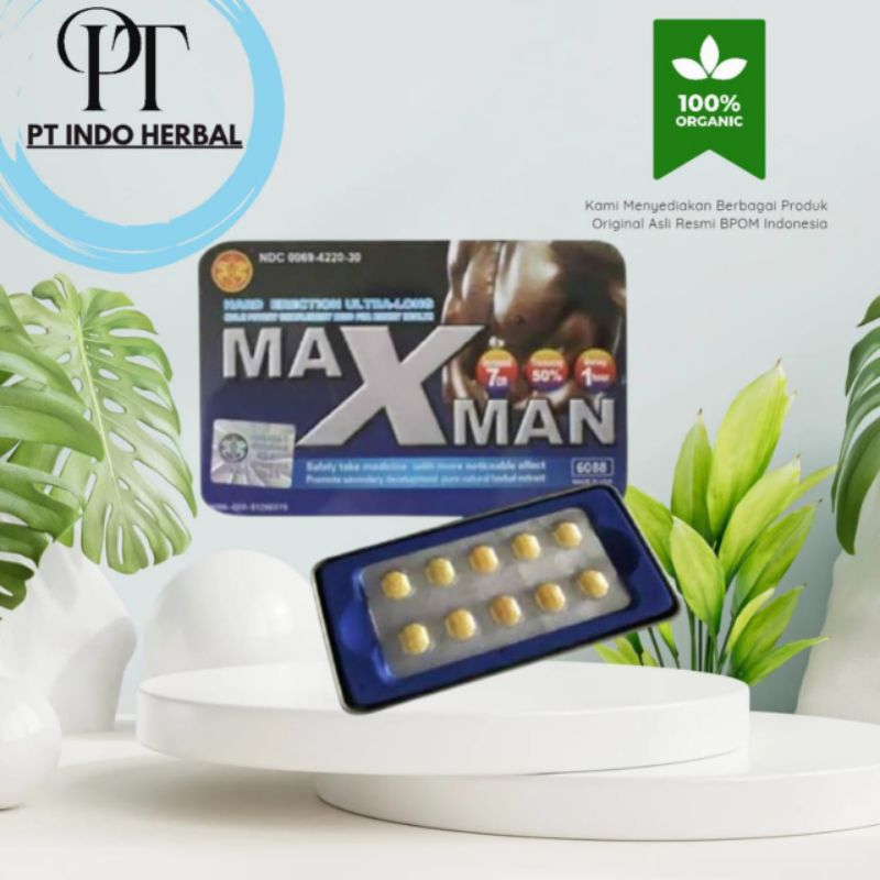 MAXMAN OBAT KUAT PRIA TAHAN LAMA ASLI ORIGINAL ASLI PATEN