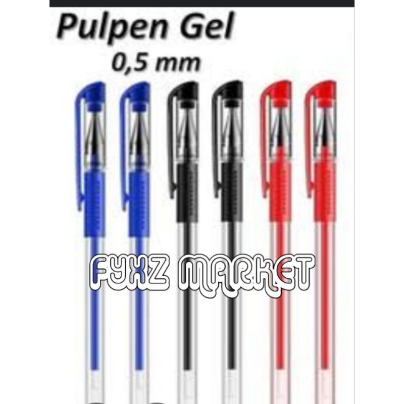 

pulpen gel sekolah viral murah aneka warna