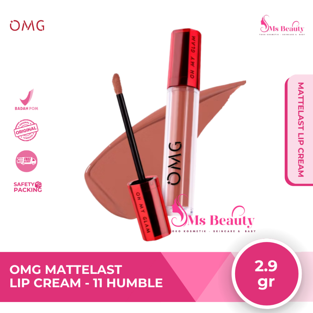 OMG Oh My Glam Mattelast Lip Cream No 11 Bumble 2.9g