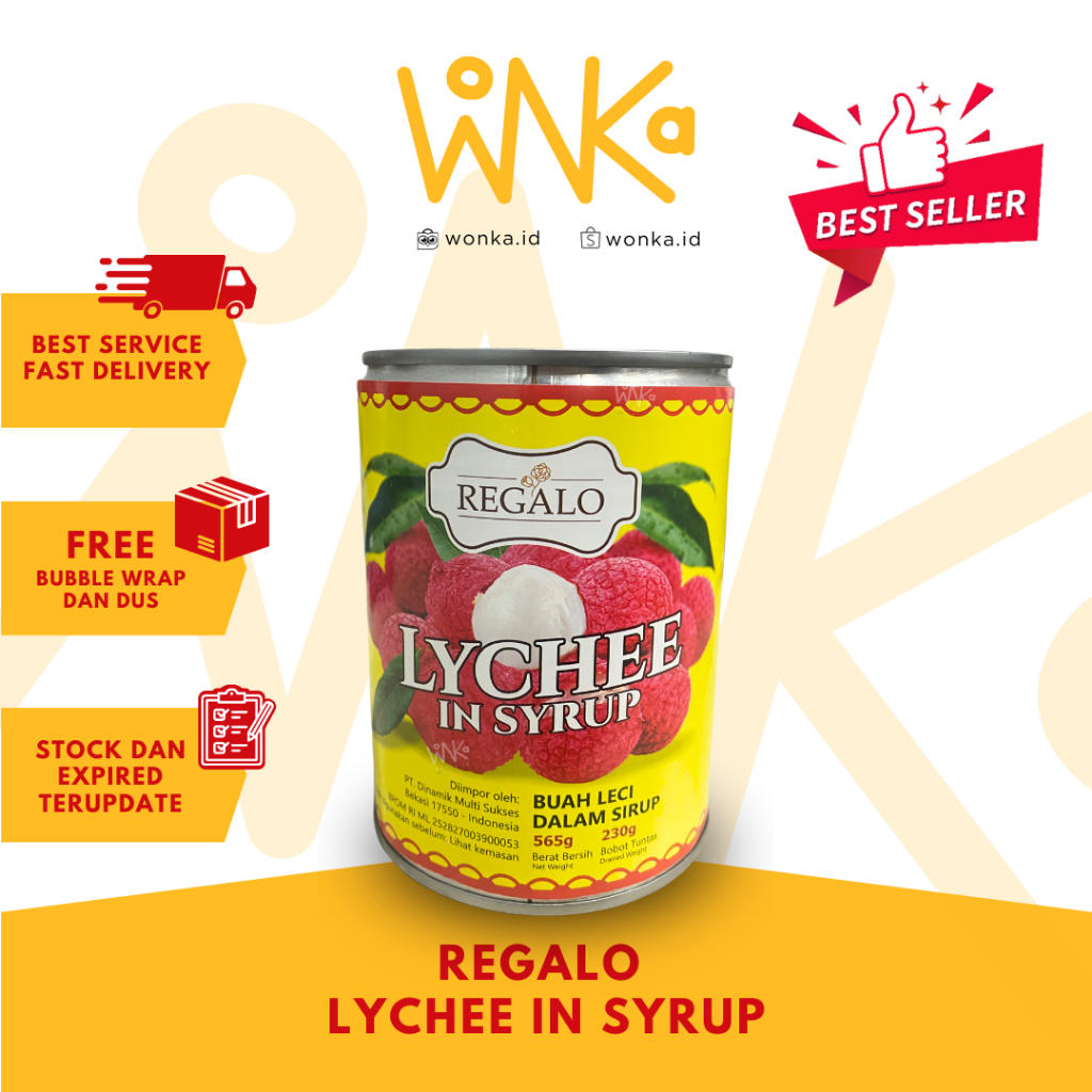 

Regalo Lychee in Syrup - Buah Leci Dalam Sirup - Buah Lychee Kaleng
