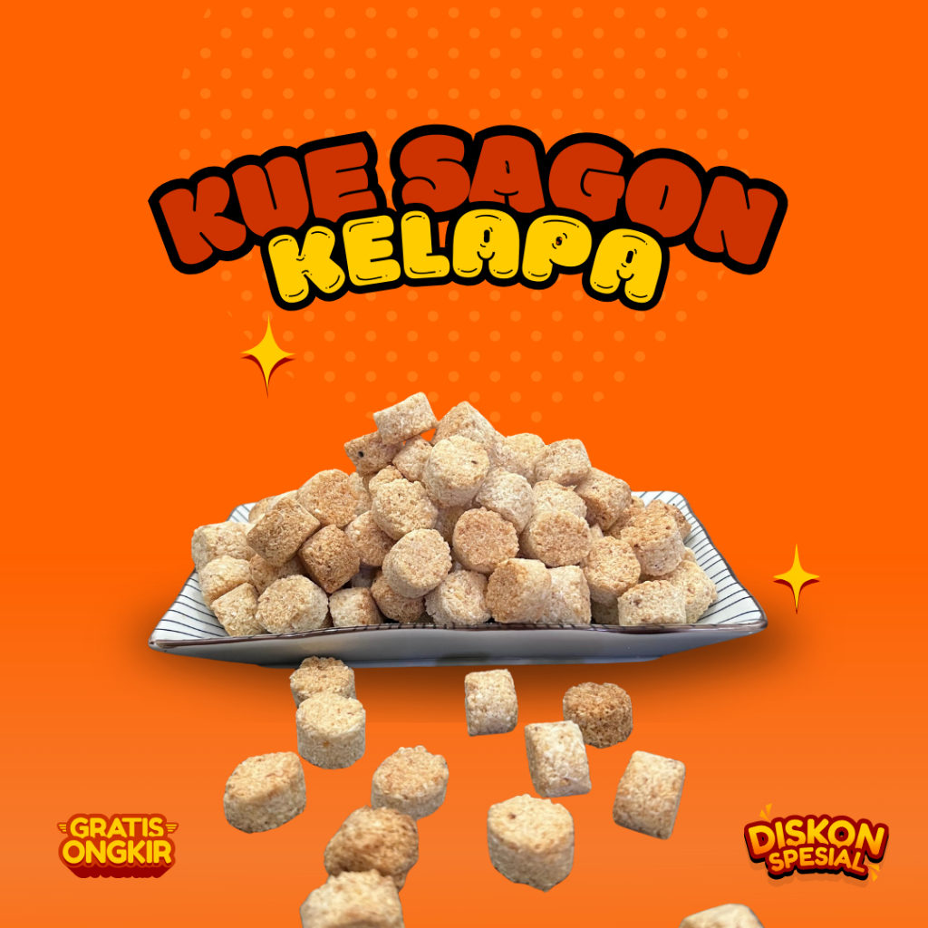 

Kue Kering Sagon Kelapa 250 gr Snack Food Cemilan Manis Nastar Makanan