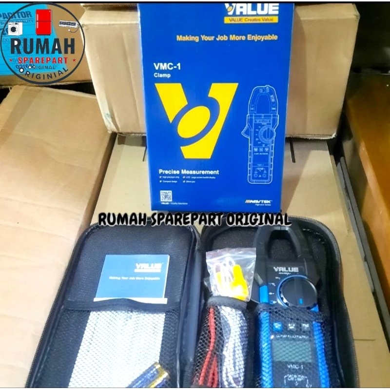 Digital clamp Meter Value VMC - Clamp Tang Amper Berkualitas