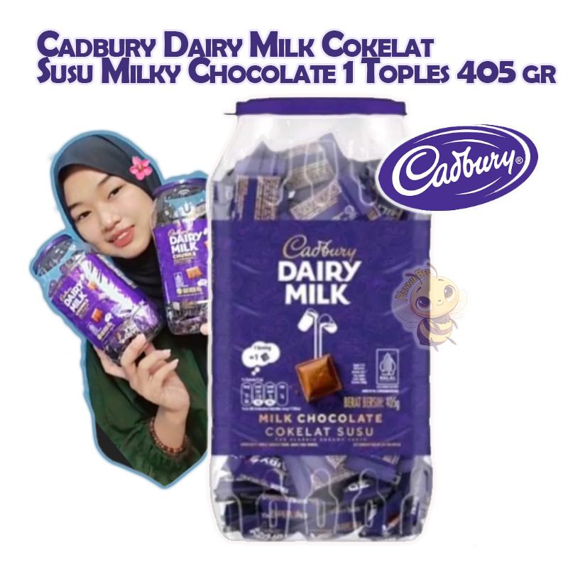 

Cadbury Dairy Milk Cokelat Neaps Jar Toples 405 gr