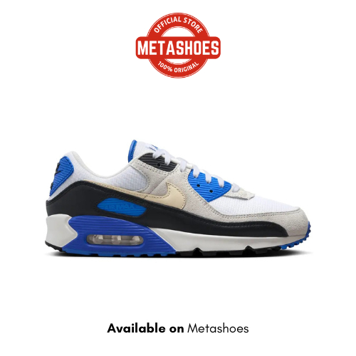 Sepatu Casual Air Max 90 Men's Sneakers Shoes - White Original
