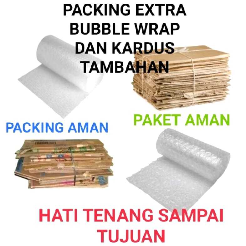 

Extra Packaging Bubble dan Box Tambahan