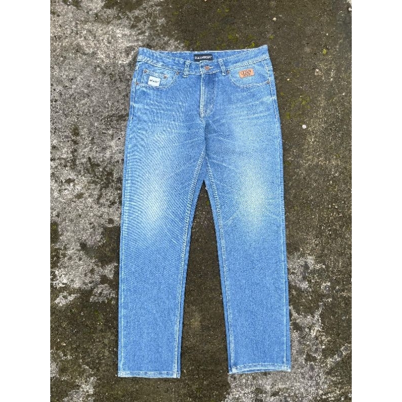 Queenbeer Lynskey Blue Denim Pants