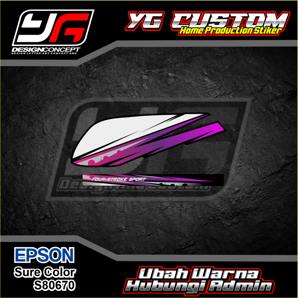 STRIPING GL PRO UNGU