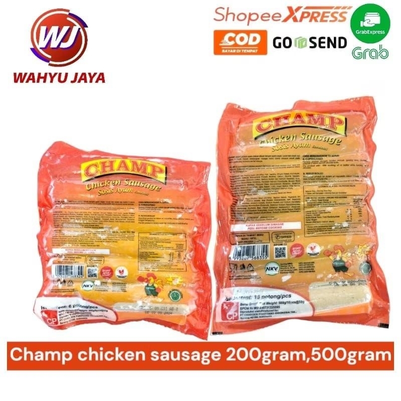 

Champ sausage 200gram dan 500gram