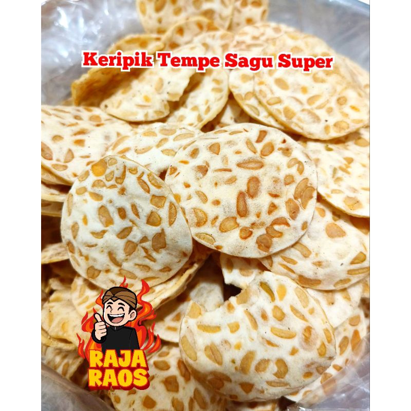 

SNACK CEMILAN RAJA RAOS/ KERIPIK TEMPE SAGU(250GR)/ TEMPE SAGU SUPER