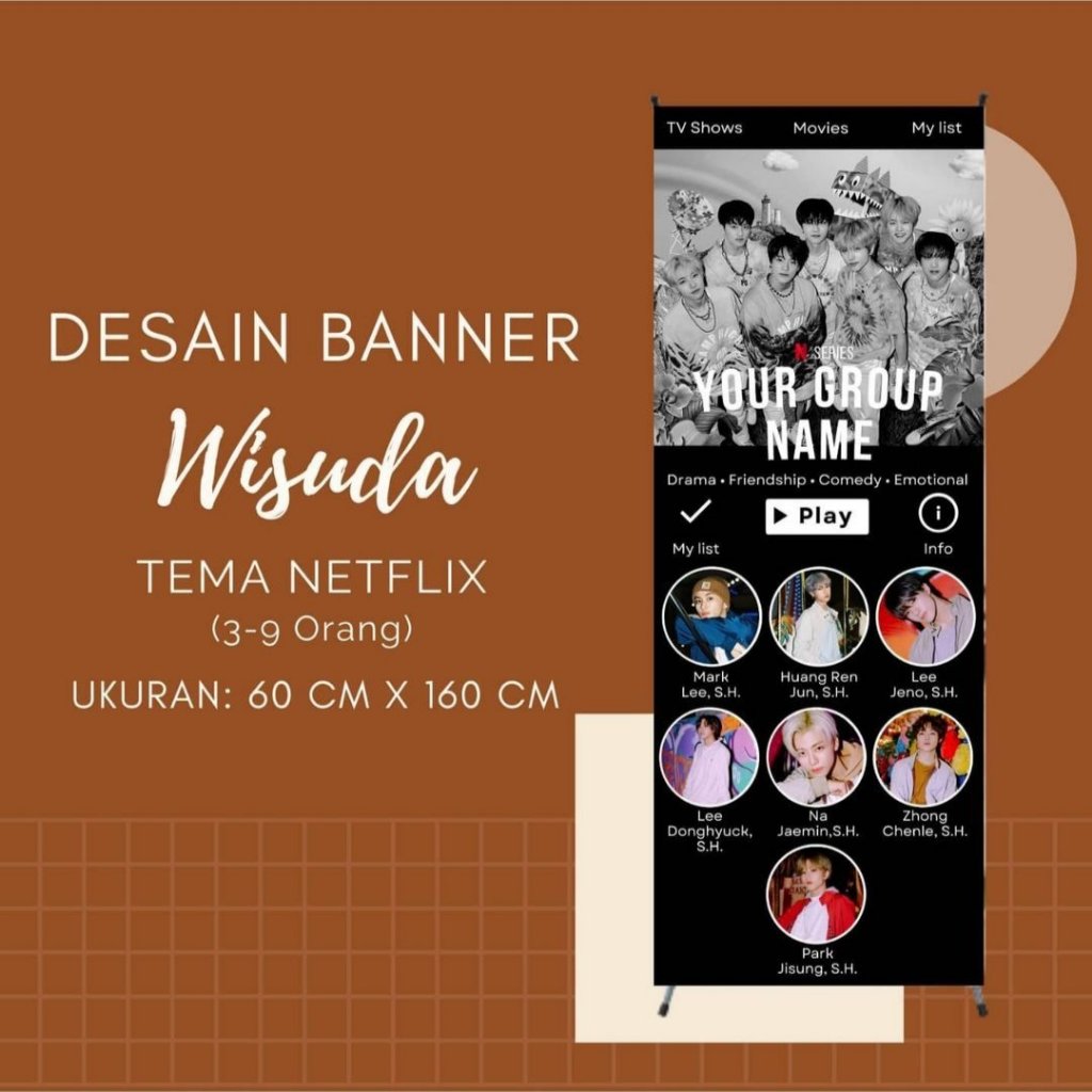 CETAK X BANNER / Y BANNER / STAND BANNER / STANDING BANNER MURAH / X BANNER WISUDA GRADUATION