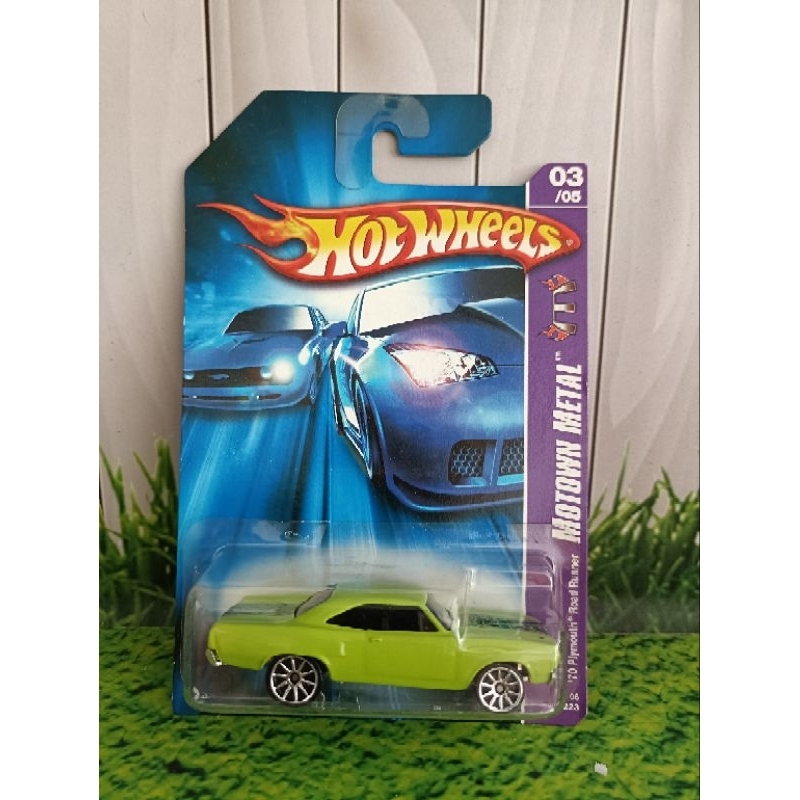 Hot Wheels '70 Plymouth Road Runner Motown Metal