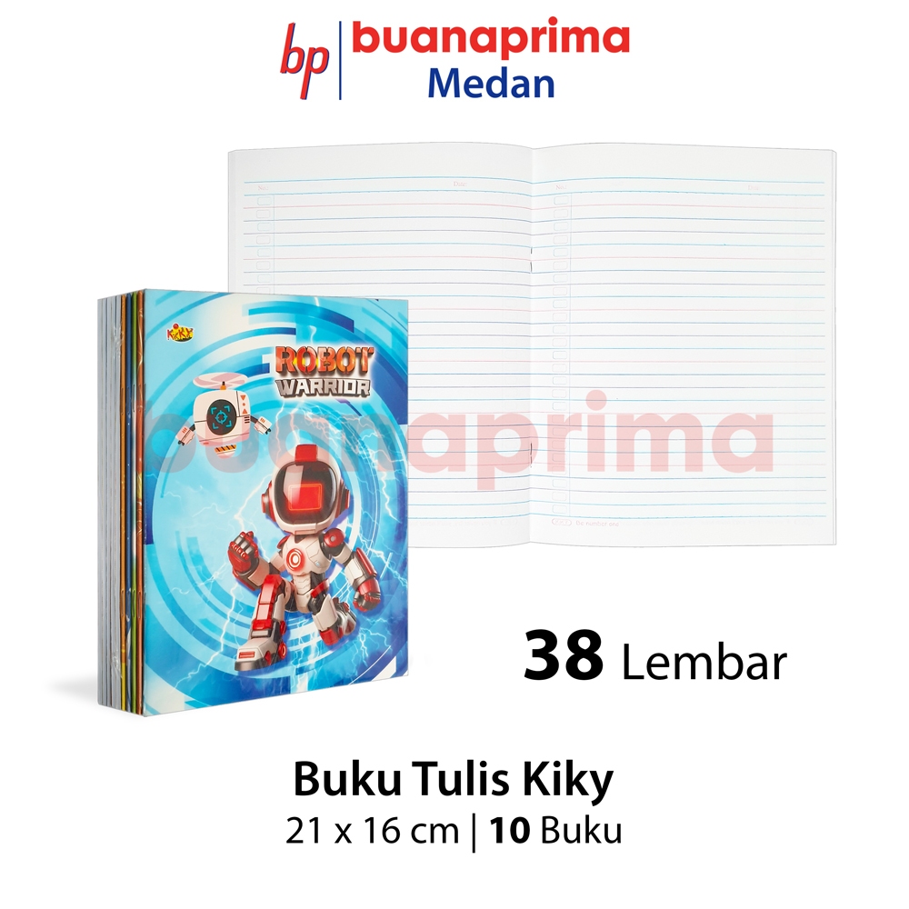 

Buku Tulis PENDEK KIKY 38 Lembar isi 10 Buku Notebook Sekolah Bergaris A5 Kwarto