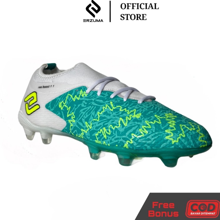 55BIG SALE ERZUMA  Sepatu Bola Neo Boost 11 IN Putih Tosca Original
