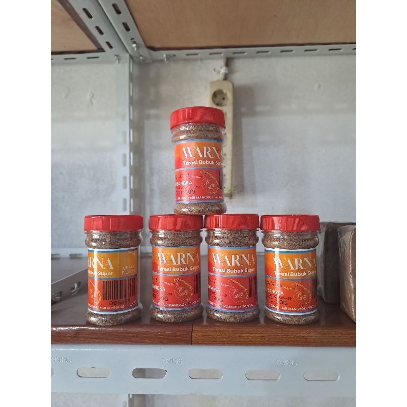 

TERASI BUBUK SUPER WARNA KHAS BANGKA